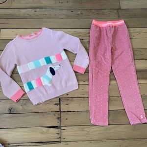 Jules Dog Sweater and Soft Corduroy Leggings